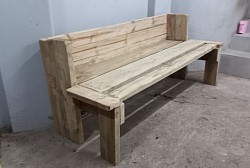 Wooden bench