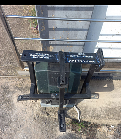 Gate security bracket