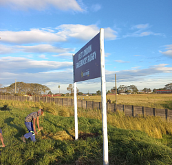 Free standing signs
