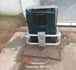 Installed gate motor